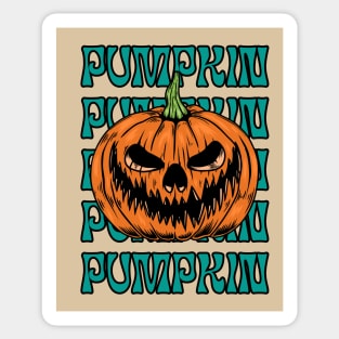 Vintage Pumpkin Sticker